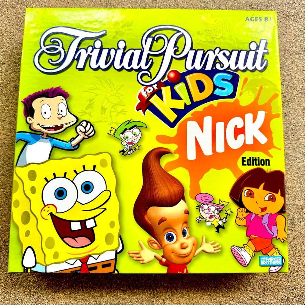 Trivia Pursuit Kids Nick Edition Ages8+